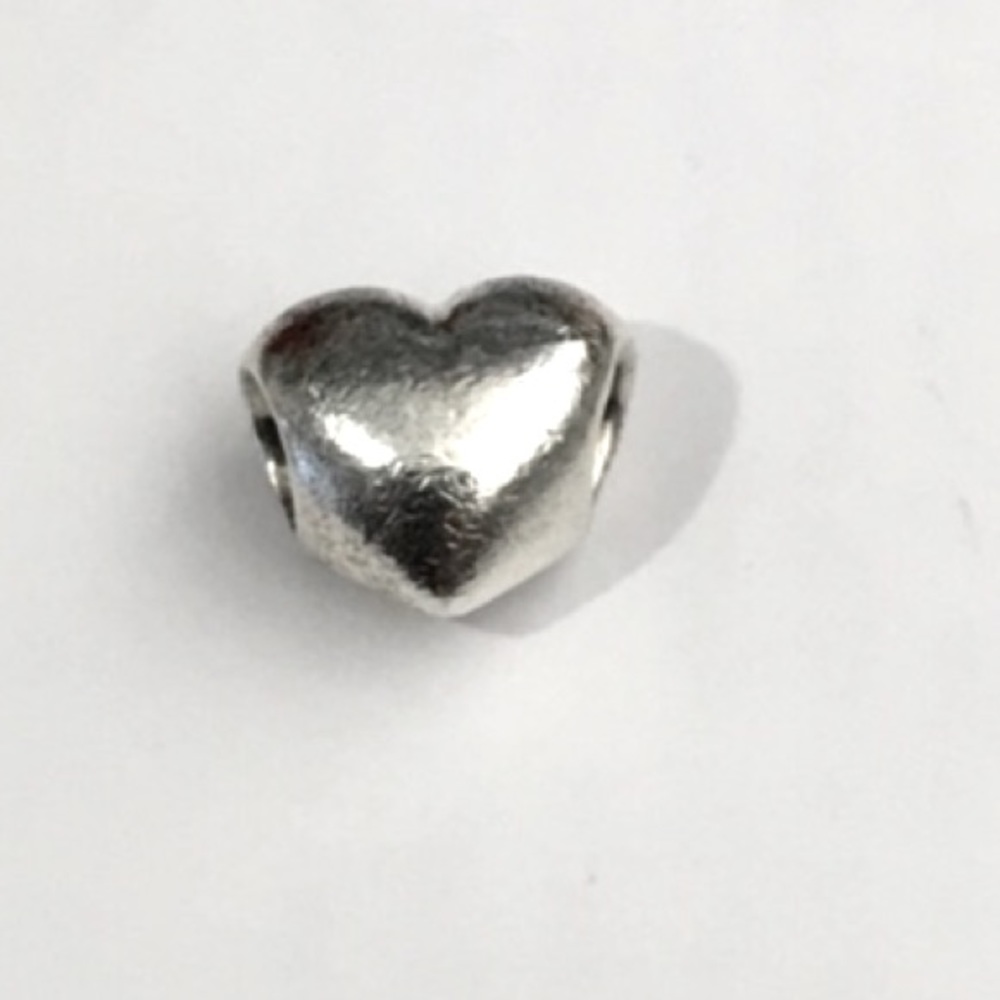 💕 Pandora Retired Heart Love 925 Sterling Silver Bracelet Bead Charm Authentic - Picture 5 of 5